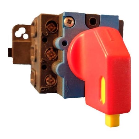 Springer Controls Co Disconnect Switch, Nonfusible, 3PST-NO, Indoor, Rotary Handle, Plastic ML2-063-PR2